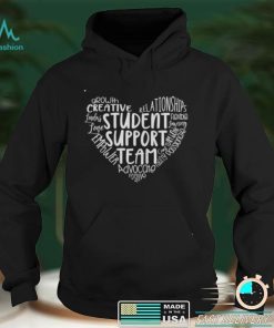 Student Support Team Counselor Social Worker Teacher Crew Shirt