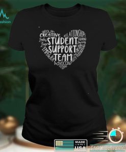 Student Support Team Counselor Social Worker Teacher Crew Shirt