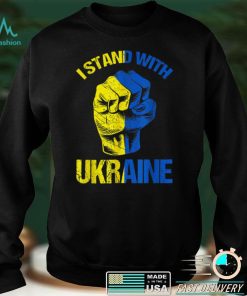 Support Ukraine I Stand With Ukraine Ukrainian Flag T Shirt (1)