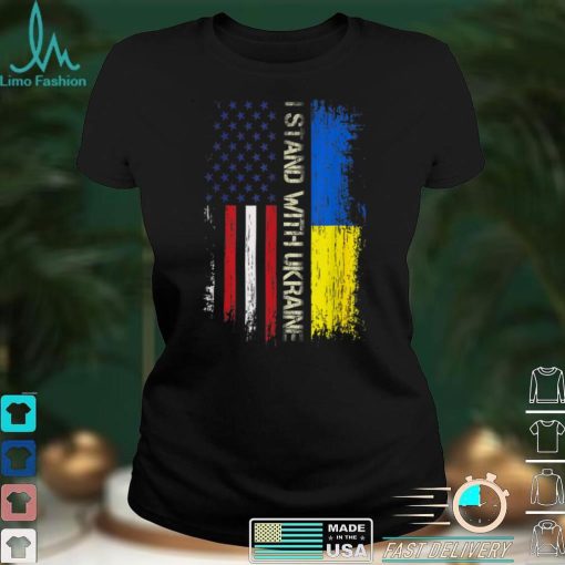 Support Ukraine I Stand With Ukraine Ukrainian Flag Vintage T Shirt