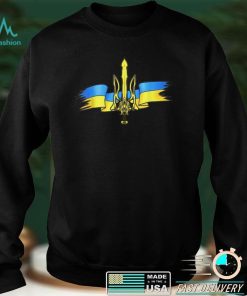 Support Ukraine Ukrainian Flag Quote I Stand With Ukraine T Shirt