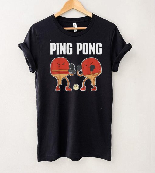 Table Tennis Bat Boxing Gloves Boxing Table Tennis T Shirt