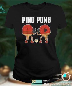 Table Tennis Bat Boxing Gloves Boxing Table Tennis T Shirt