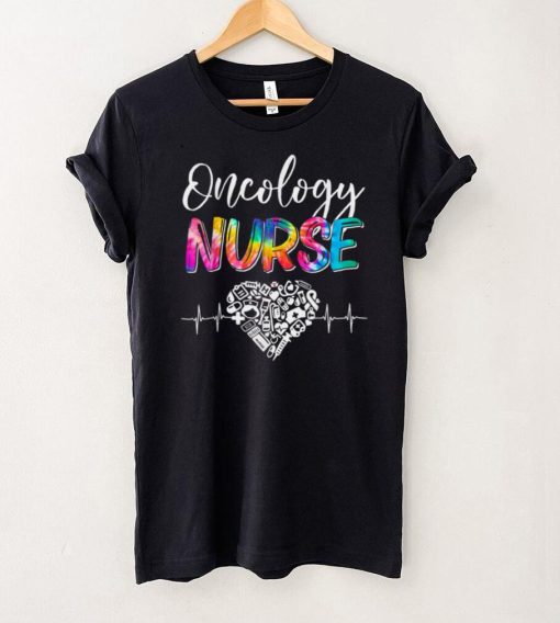 Tie Dye Stethoscope Oncology Nurse Day Nursing Scrub Life T Shirt