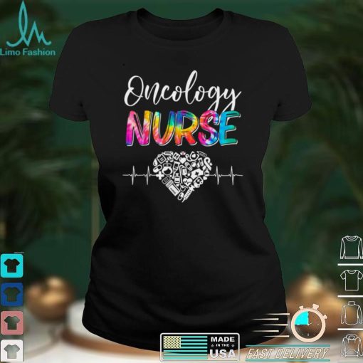 Tie Dye Stethoscope Oncology Nurse Day Nursing Scrub Life T Shirt