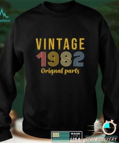 Turning 40 Birthday Decorations Men 40th BDay 1982 Birthday T Shirt sweater shirt