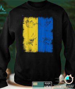 Ukraine Flag Retro Vintage Ukrainian Men Women Patriotic T Shirt