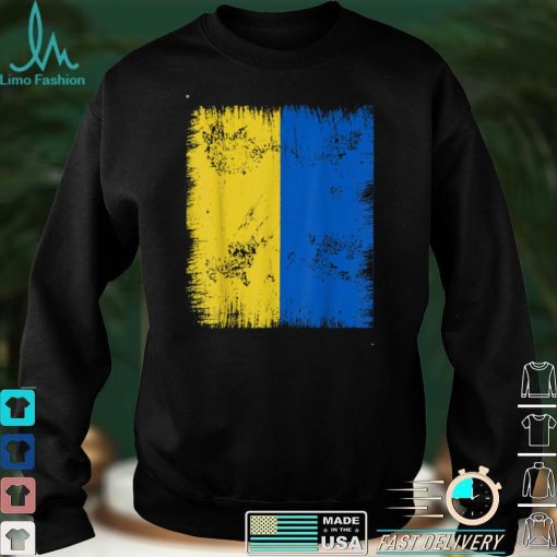 Ukraine Flag Retro Vintage Ukrainian Men Women Patriotic T Shirt