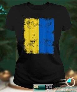 Ukraine Flag Retro Vintage Ukrainian Men Women Patriotic T Shirt