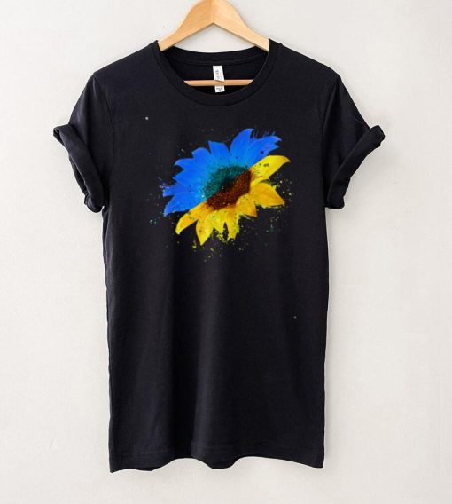 Ukraine Flag Sunflower Vintage Ukrainian Lovers Ukraine T Shirt