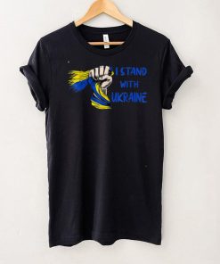 Ukraine Pride Vintage Retro Feel Ukrainian Flag Colors Peace T Shirt