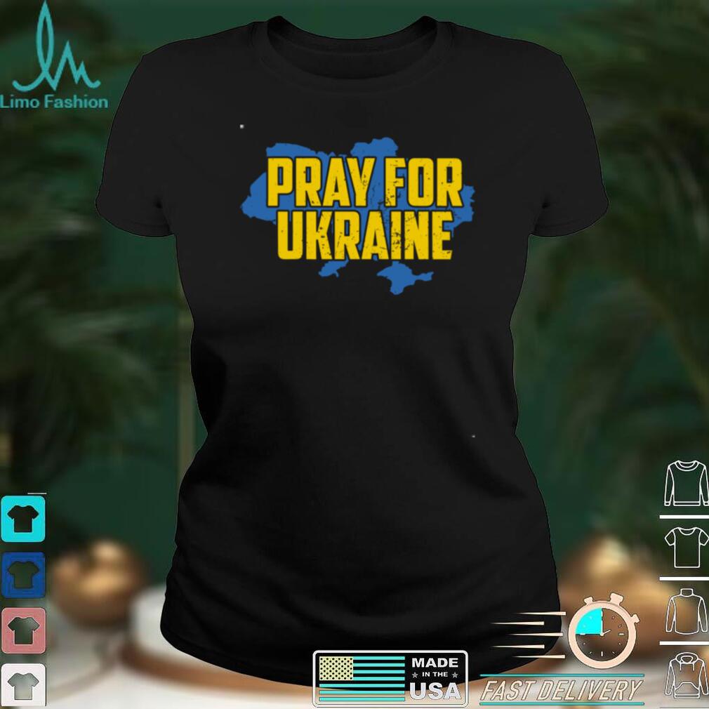 Ukraine Pride Vintage Retro Pray Ukrainian Flag Colors Peace Pullover Hoodie