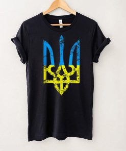 Ukrainian Flag Vintage Tryzub Ukraine Gift T Shirt