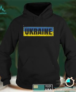 Ukrainian National Flag Vintage Ukraine Map Country Gift T Shirt