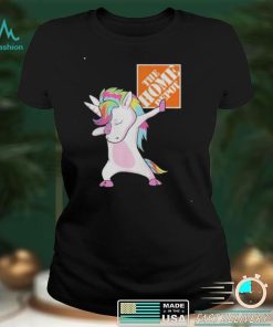 Unicorn the home depot logo shirt