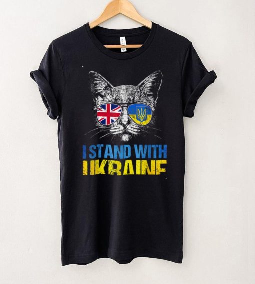 United Kingdom Stands With Ukraine Ukrainian Flag Vintage T Shirt