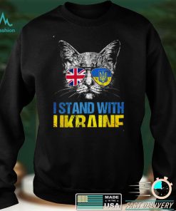 United Kingdom Stands With Ukraine Ukrainian Flag Vintage T Shirt