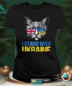 United Kingdom Stands With Ukraine Ukrainian Flag Vintage T Shirt