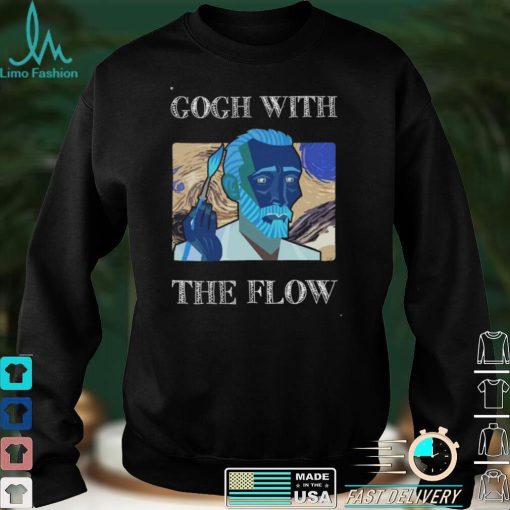 Van Gogh Go With Flow Shirt Starry Night Van Gogh Shirt The Starry Night Shirt Van Gogh Shirt