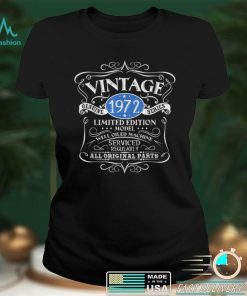 Vintage 1972 50th Birthday Gift Men Women Original Design T Shirt sweater shirt