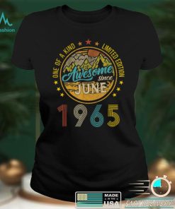 Vintage 57th Birthday Awesome Since June 1965 Epic Legend T Shirt tee