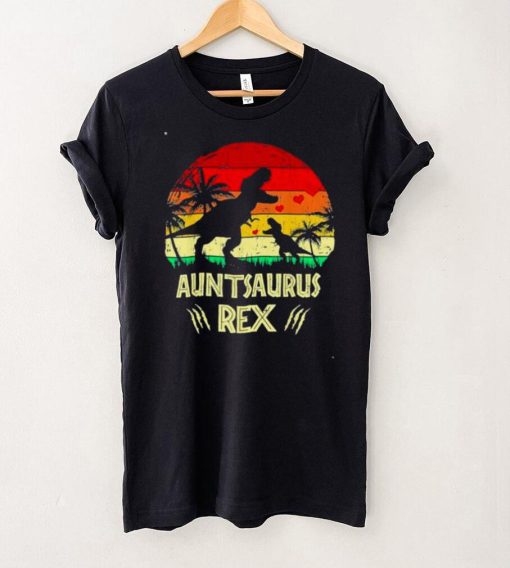 Vintage Auntsaurus Rex Dinosaur TRex Mothers Day shirt
