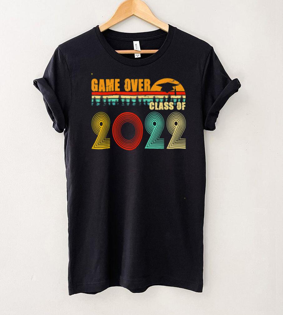 Vintage Game Over Class Of 2022 Graduation Senior 22 T Shirt tee