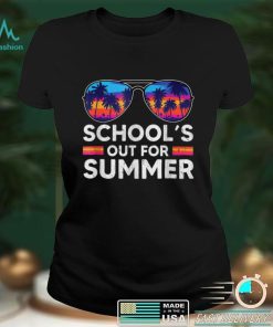 Vintage Last Day Of School Schools Out For Summer Teacher T Shirt tee