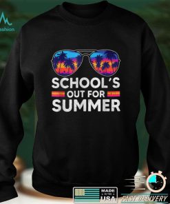 Vintage Last Day Of School Schools Out For Summer Teacher T Shirt tee