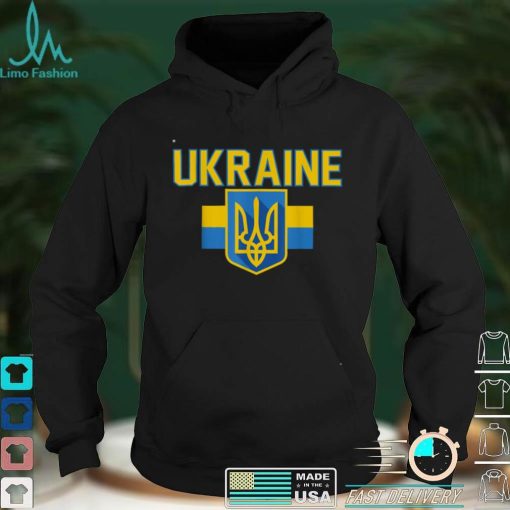 Vintage Ukraine Ukrainian Flag Pride Gift T Shirt