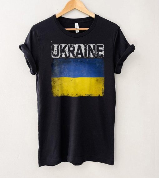 Vintage Ukraine _ Ukrainian Flag Pride Gift T Shirt