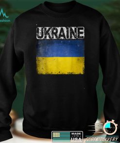 Vintage Ukraine _ Ukrainian Flag Pride Gift T Shirt