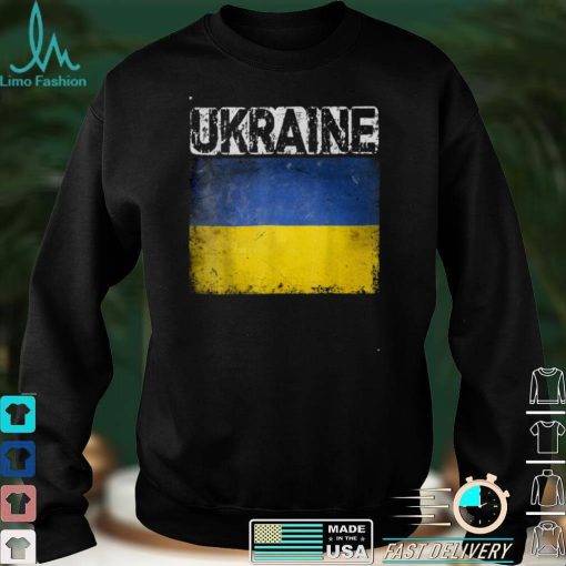 Vintage Ukraine _ Ukrainian Flag Pride Gift T Shirt