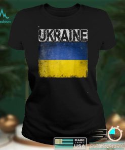 Vintage Ukraine _ Ukrainian Flag Pride Gift T Shirt