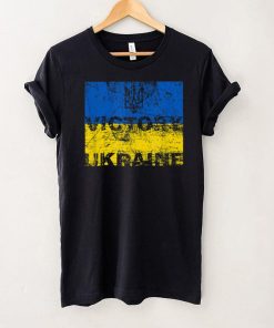 Vintage Victory for Ukraine Flag Symbol T Shirt