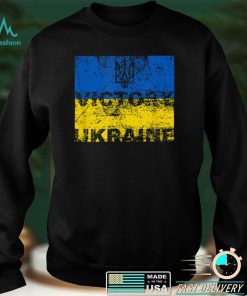 Vintage Victory for Ukraine Flag Symbol T Shirt