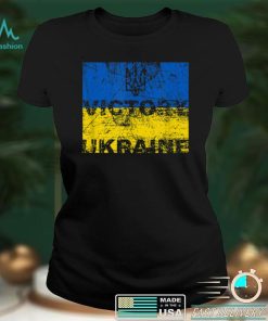 Vintage Victory for Ukraine Flag Symbol T Shirt