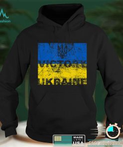 Vintage Victory for Ukraine Flag Symbol T Shirt