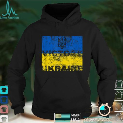 Vintage Victory for Ukraine Flag Symbol T Shirt