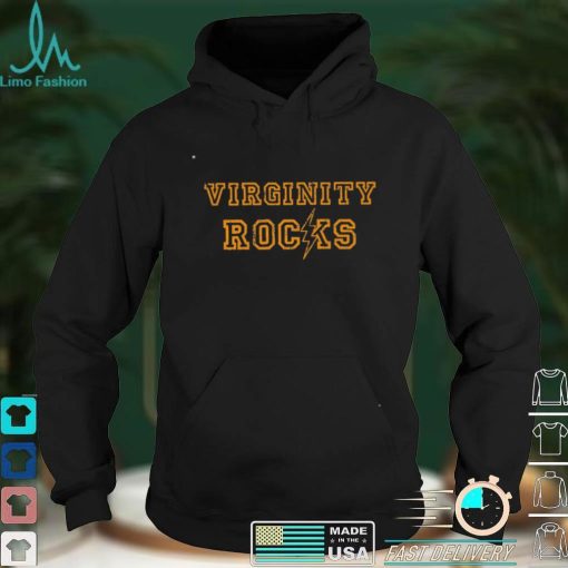 Virginity Rocks Unisex T shirt