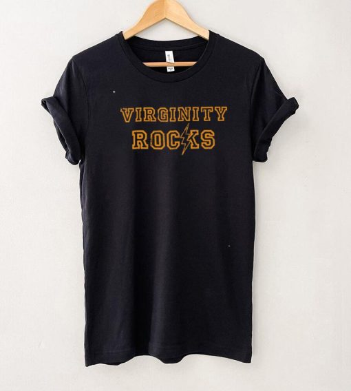 Virginity Rocks Unisex T shirt