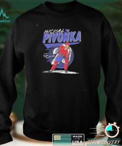 Washington Capitals Michal Pivonka center signature shirt