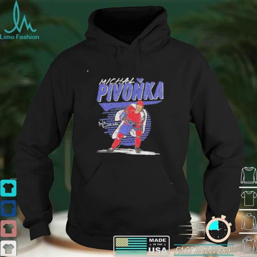 Washington Capitals Michal Pivonka center signature shirt