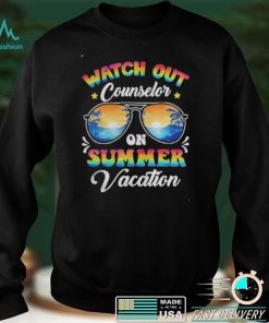 Watch Out Counselor On Summer Vacation Sunglasses shirt