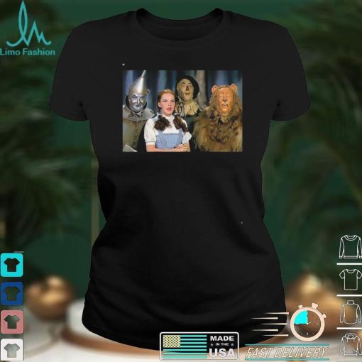 Wizard Of Oz Cast Photo Judy Garland Ray Bolger Gift Tee For Men Women Unisex T shirt