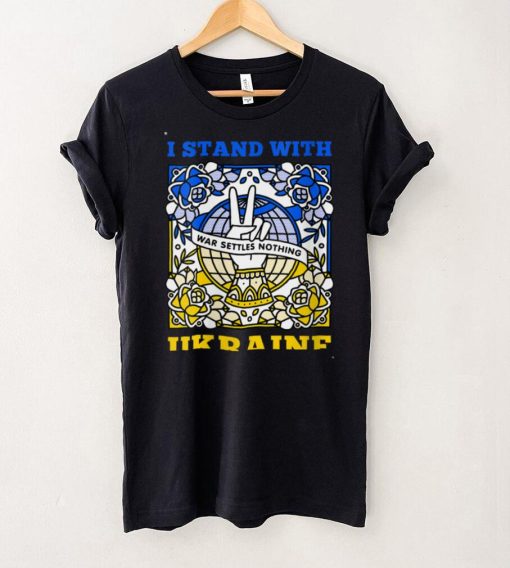 Womens Vintage Ukraine Shirt I Stand With Ukraine Peace Ukraine V Neck T Shirt