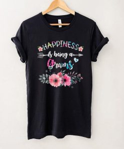 Womens Womens Happiness Is Being A Grams Mother's Day T Shirt tee