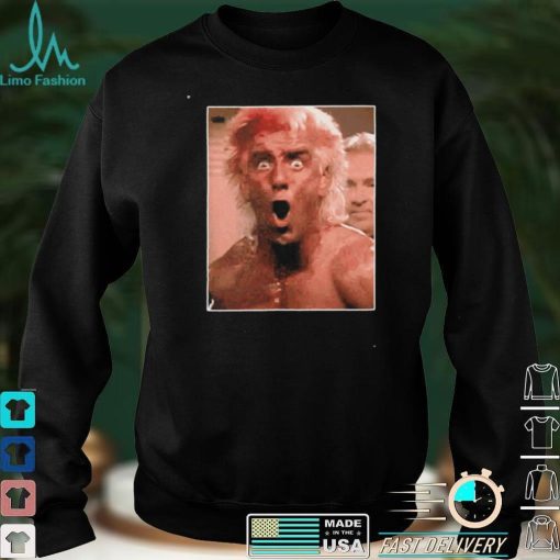Wrestling Legend Nature Boy Ric Flair Bloody Gift Tee For Men Women Unisex T shirt
