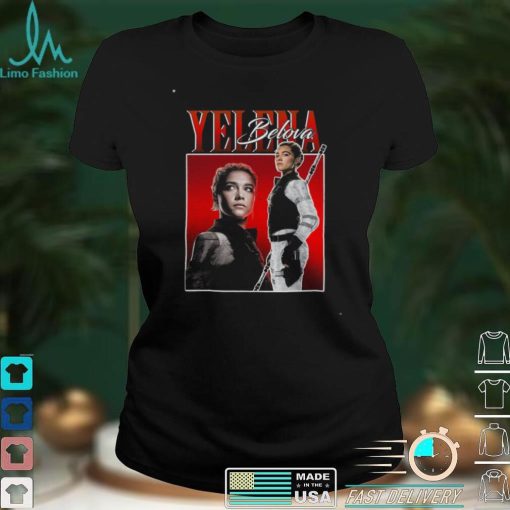 Yelena Belova Vintage 90s Unisex T shirt Florence Pugh Fan Made T shirt Black Widow Mcu T shirt