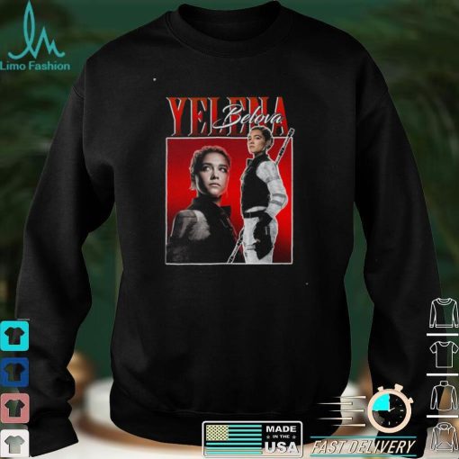 Yelena Belova Vintage 90s Unisex T shirt Florence Pugh Fan Made T shirt Black Widow Mcu T shirt